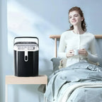 Effortless Ice Maker | Portable Countertop Ice Machine with Self-Cleaning Feature | Ideal for Home and Outdoor Use